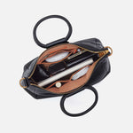 Hobo Sheila Medium Satchel Black with studs