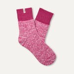 Ugg Rib Knit Slouchy Quarter Socks Chroma Pink