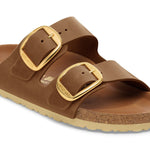 Birkenstock Arizona Big Buckle Oiled Leather Cognac R