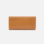 Hobo Rachel Continental Wallet Polished Leather Natural