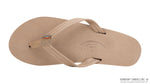 Rainbow Sandals Single Layer Premier Leather with Arch Support and a 1/2" Narrow Strap - Sierra Brown