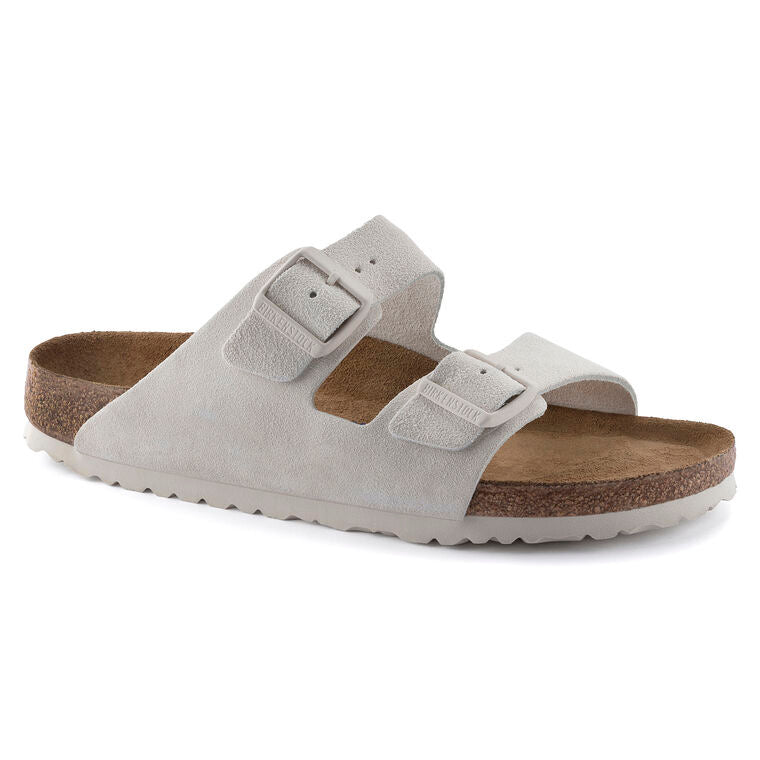 Arizona Soft Footbed
Suede Leather Modern Suede Antique White