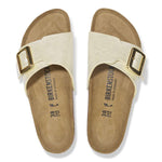 Birkenstock Catalina Luxe Buckle BF Pearl White