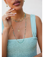 Anna Beck Amai Mixed Bead Necklace Style NK10625-GMULT