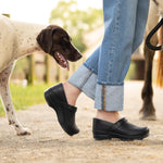 Dansko Black Oiled Clog