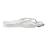 Archies Arch Support Flip Flops - White