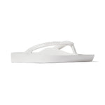 Archies Arch Support Flip Flops - White