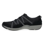 Dansko Harlyn Black/Black Suede Sneaker