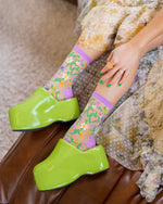 Sock Candy Heart Floral Sheer SS22-2