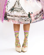 Sock Candy Heart Floral Sheer SS22-2