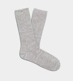 Ugg Rib Knit Slouchy Crew Sock  Seal