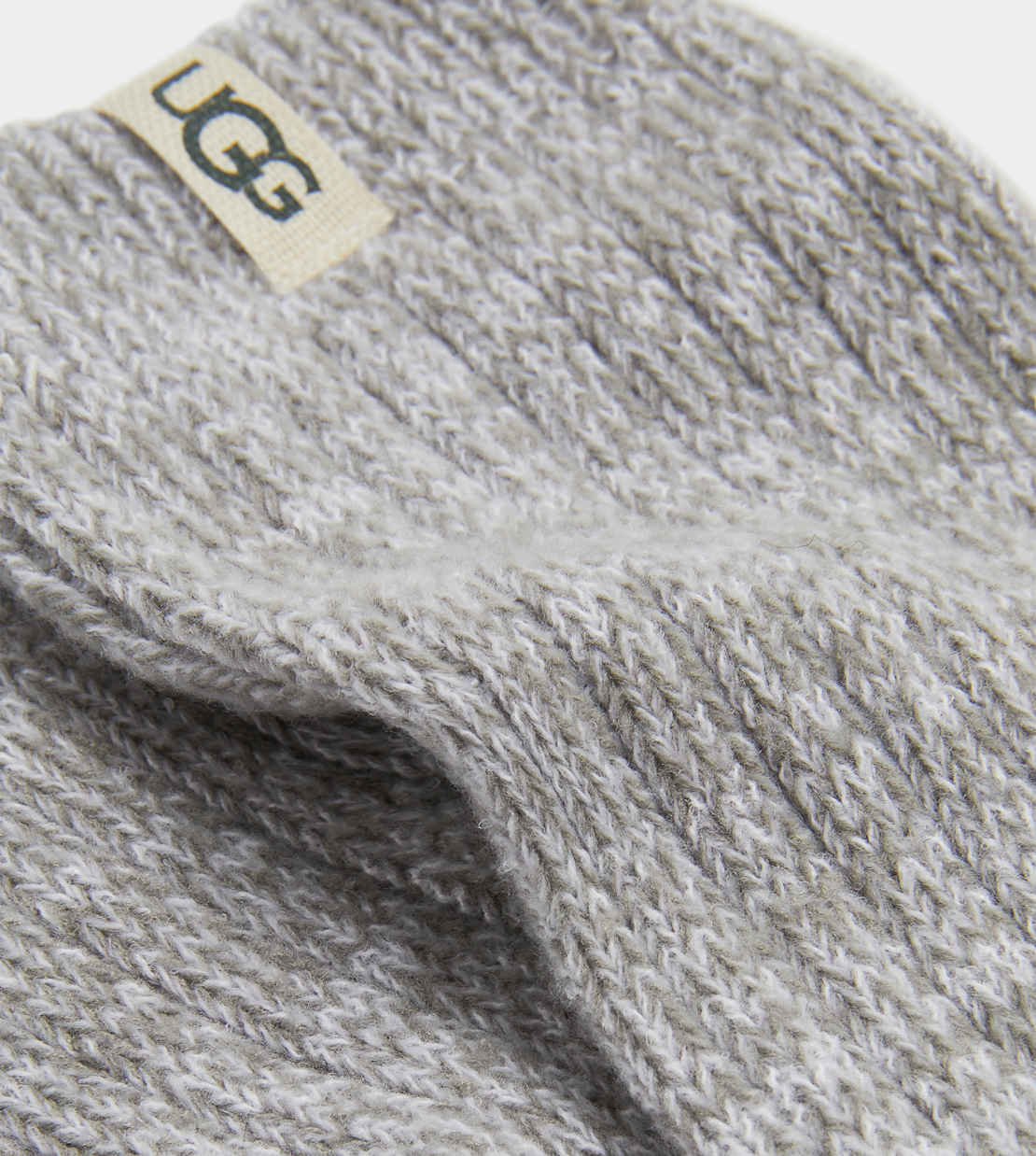 Ugg Rib Knit Slouchy Crew Sock  Seal