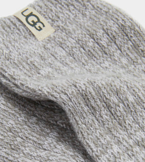 Ugg Rib Knit Slouchy Crew Sock  Seal