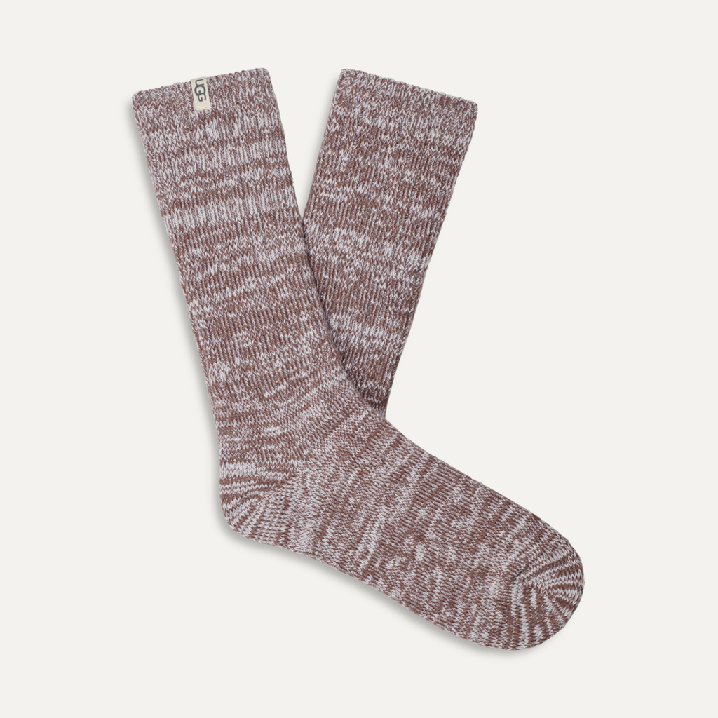 Ugg W Rib Knit Slouchy Crew Sock All Spice