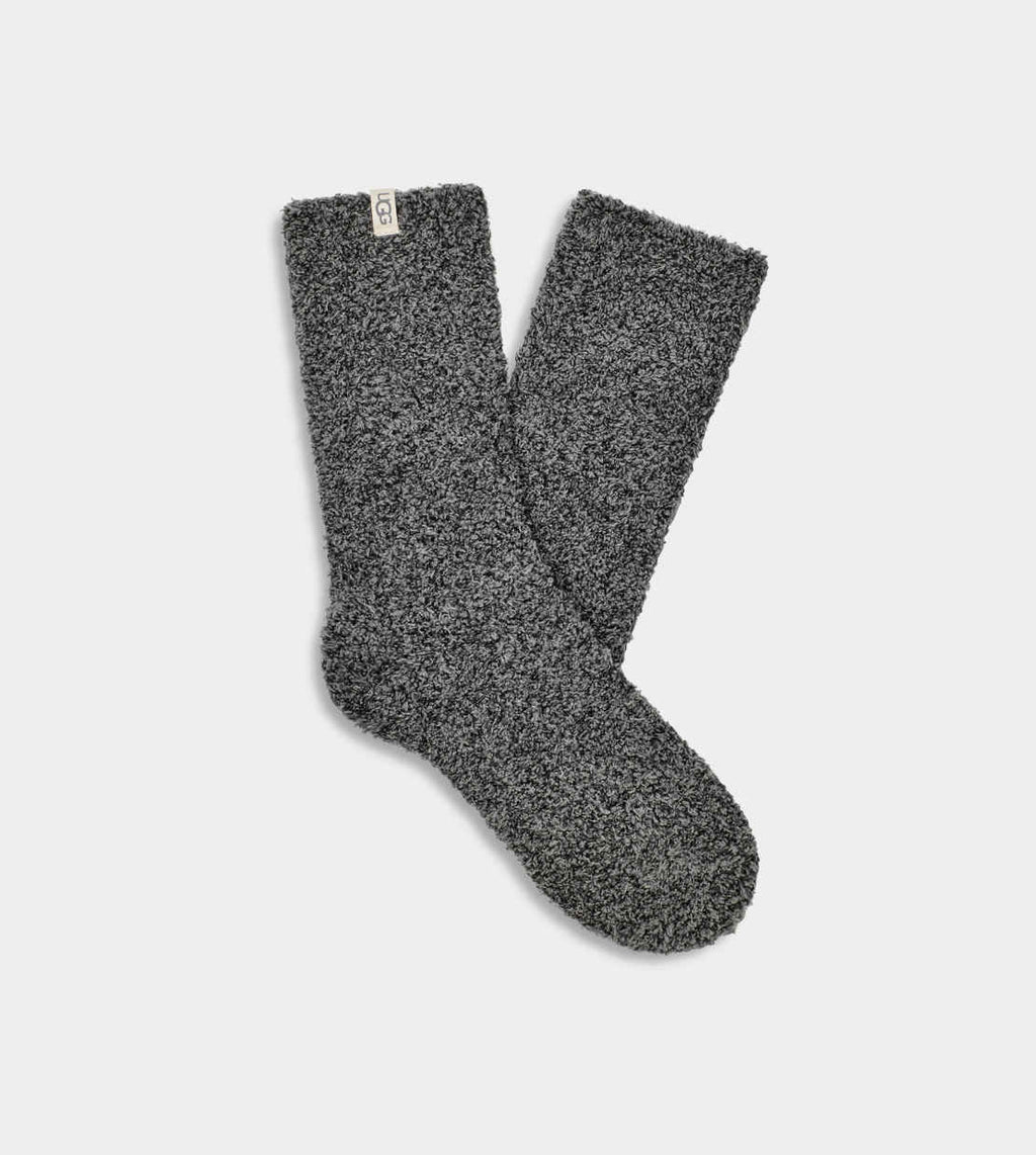 Ugg Socks W Cozy Chenille Black/Grey