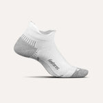 Feetures Plantar Fasciitis Relief Light Cushion No Show - White