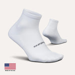 Feetures High Performance Ultra Light Cushion Quarter - White