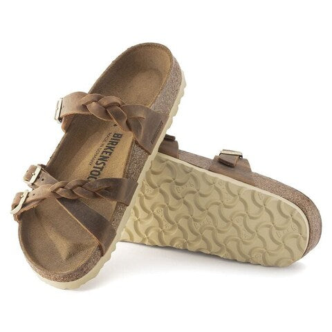Birkenstock  Franca Braided Cognac Oiled Style 10240521