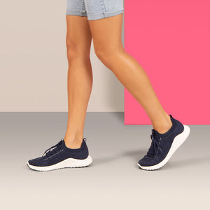 Aetrex Carly Lace Up Navy