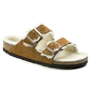 Birkenstock Arizona Shearling Mink Regular/Wide fit Style 1001128