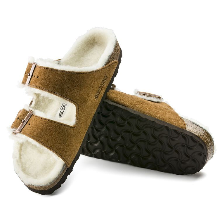 Birkenstock Arizona Shearling Mink Regular/Wide fit Style 1001128