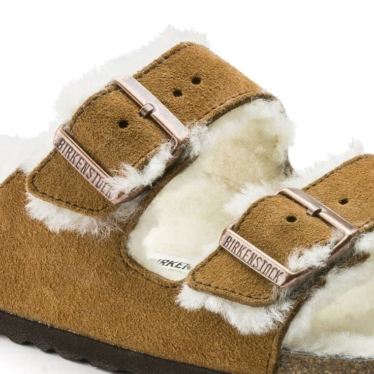 Birkenstock Arizona Shearling Mink Regular/Wide fit Style 1001128
