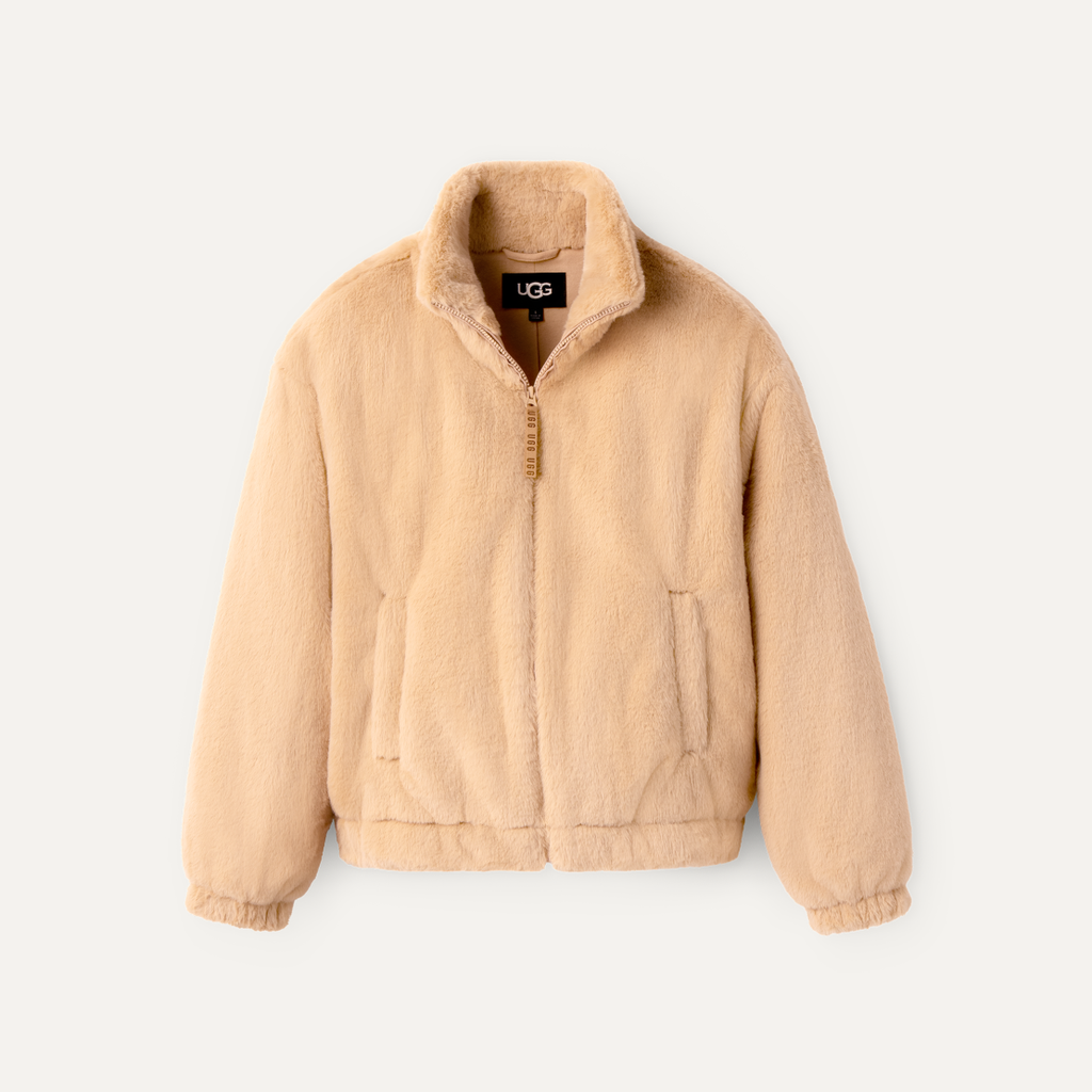 Ugg Tash Faux Fur Jacket Oolong