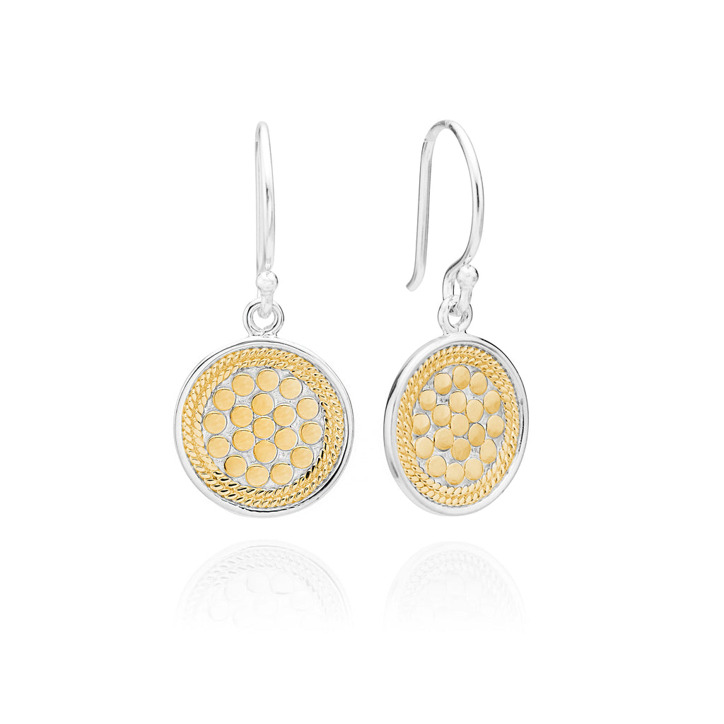 Anna Beck Circle Drop Earrings Gold Style 1286EGG