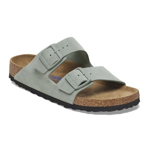 Birkenstock Arizona Soft Footbed Suede Leather - Pure Sage Style 10297743
