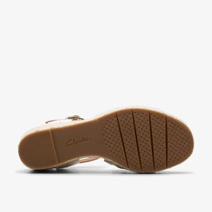Clarks Sabina Strap Cream Leather