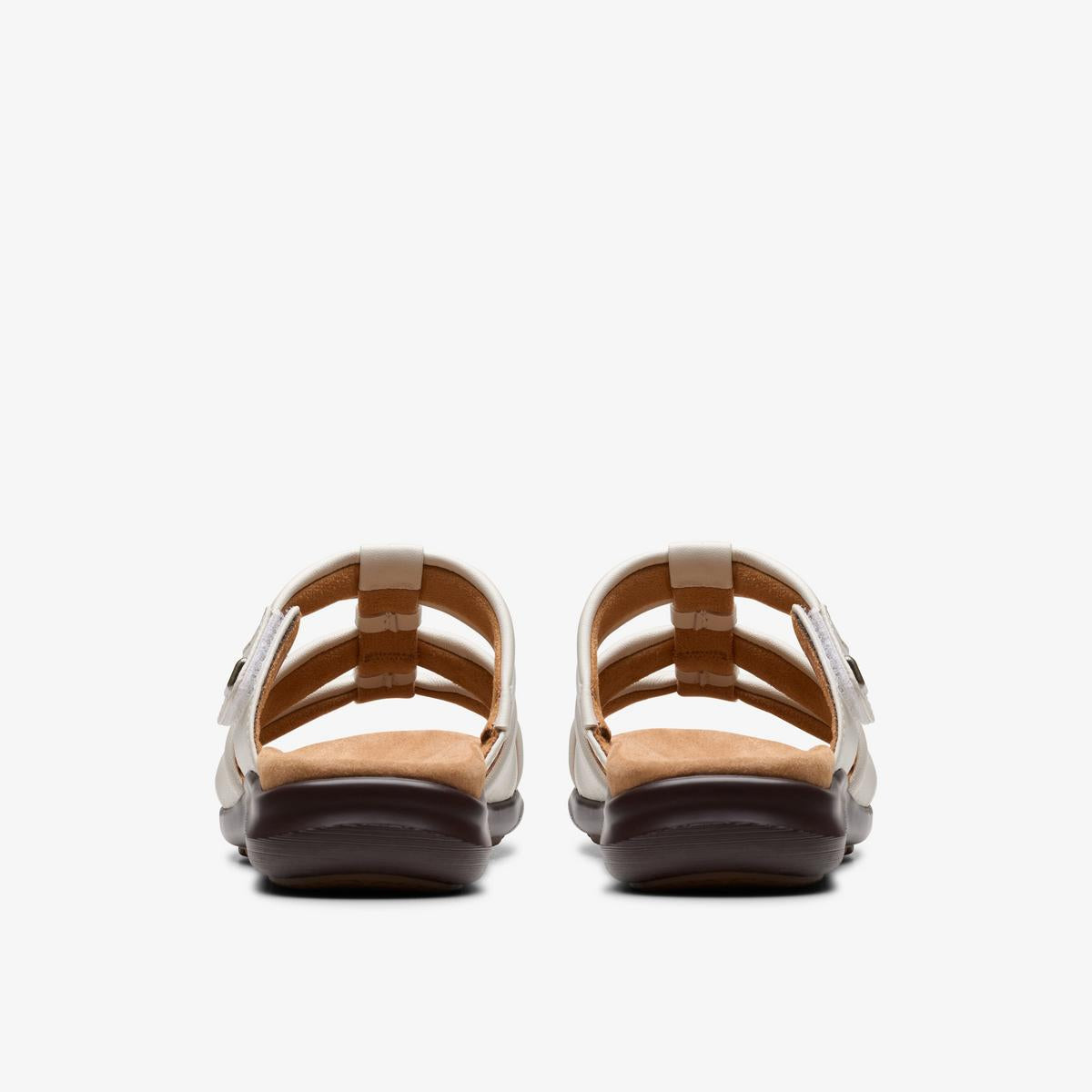Clarks Kitly Slide Cream Leather