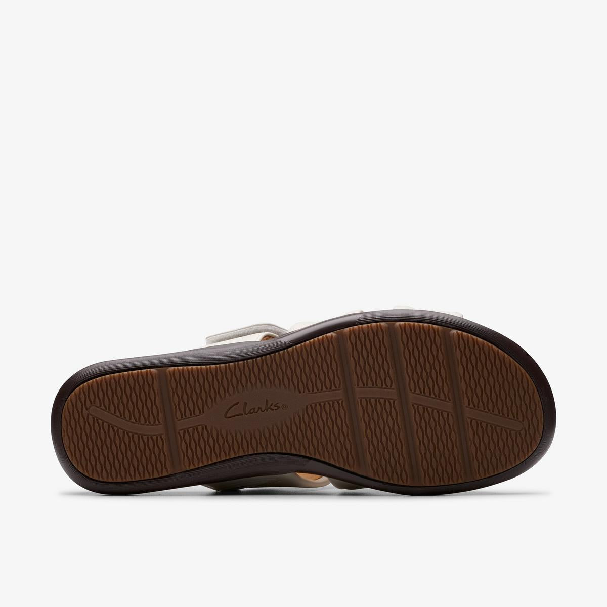 Clarks Kitly Slide Cream Leather