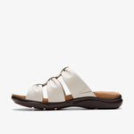 Clarks Kitly Slide Cream Leather