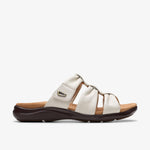 Clarks Kitly Slide Cream Leather