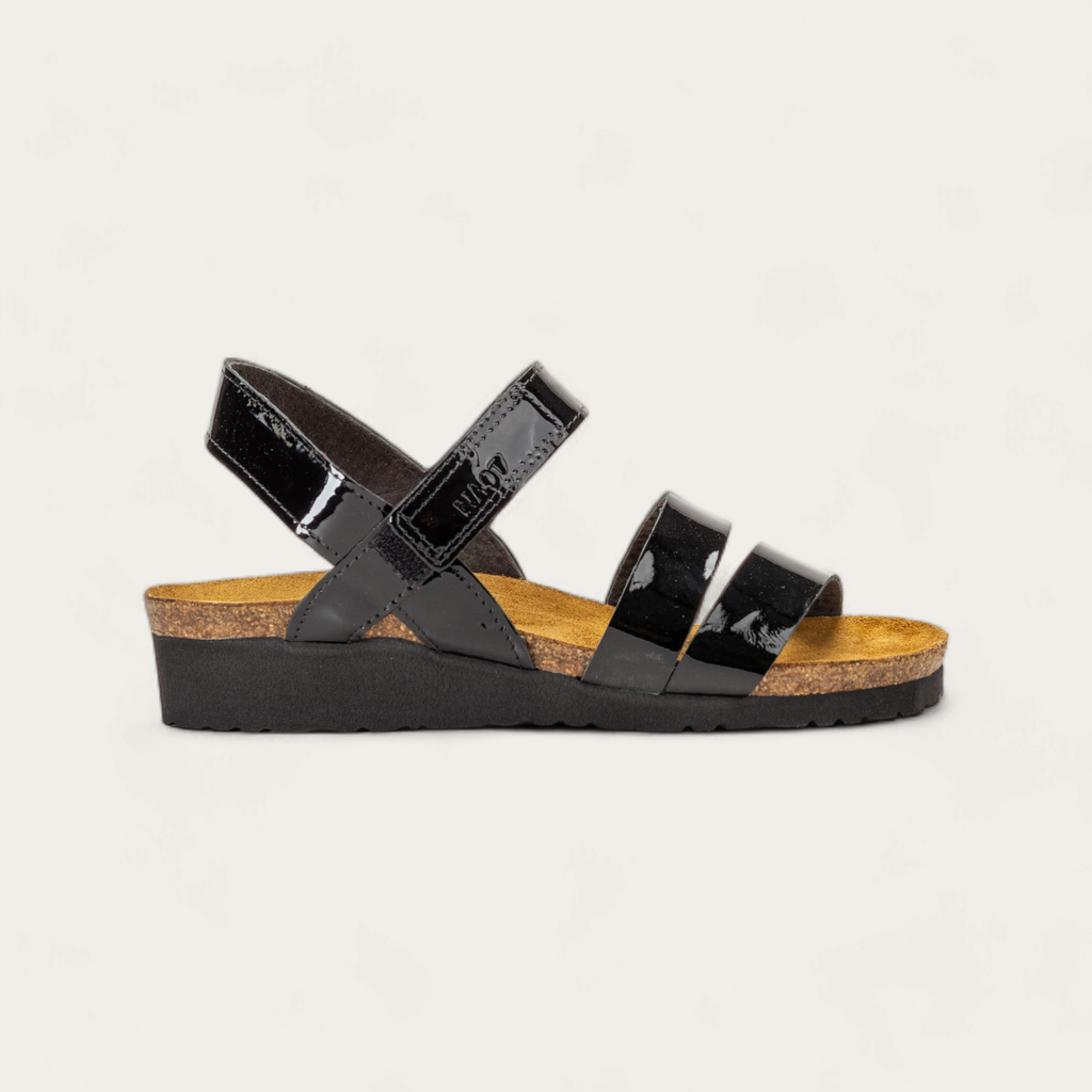 Naot Kayla Black Patent Leather