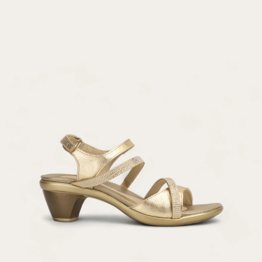 Naot Innovate Color Radiant Gold Lthr/Gold w/ Gold Rivets