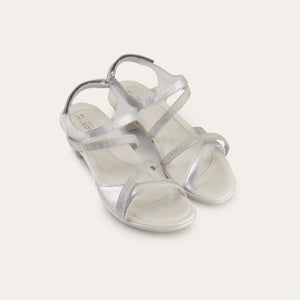 Naot Innovate Color Soft Silver Lthr w/ Clear Rhinestones