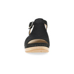 Dansko Laverne Black Milled Nubuck Sandal