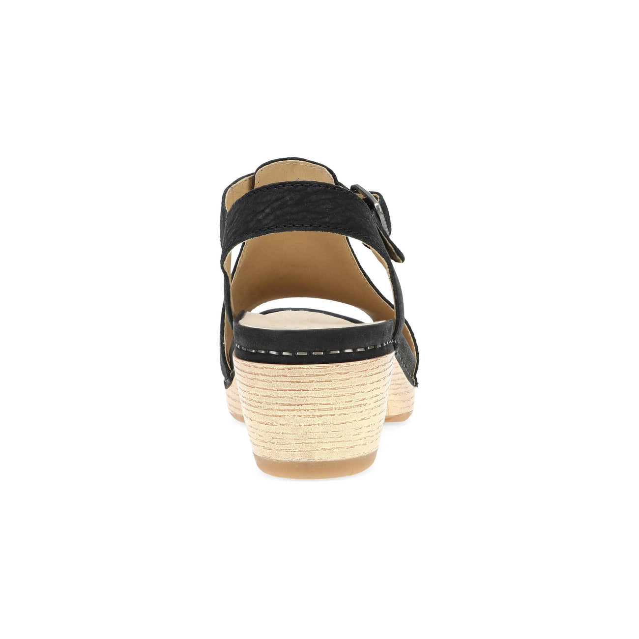 Dansko Laverne Black Milled Nubuck Sandal