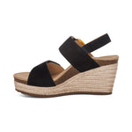 Aetrex Ashley Arch Support Wedge Black