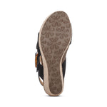 Aetrex Ashley Arch Support Wedge Black