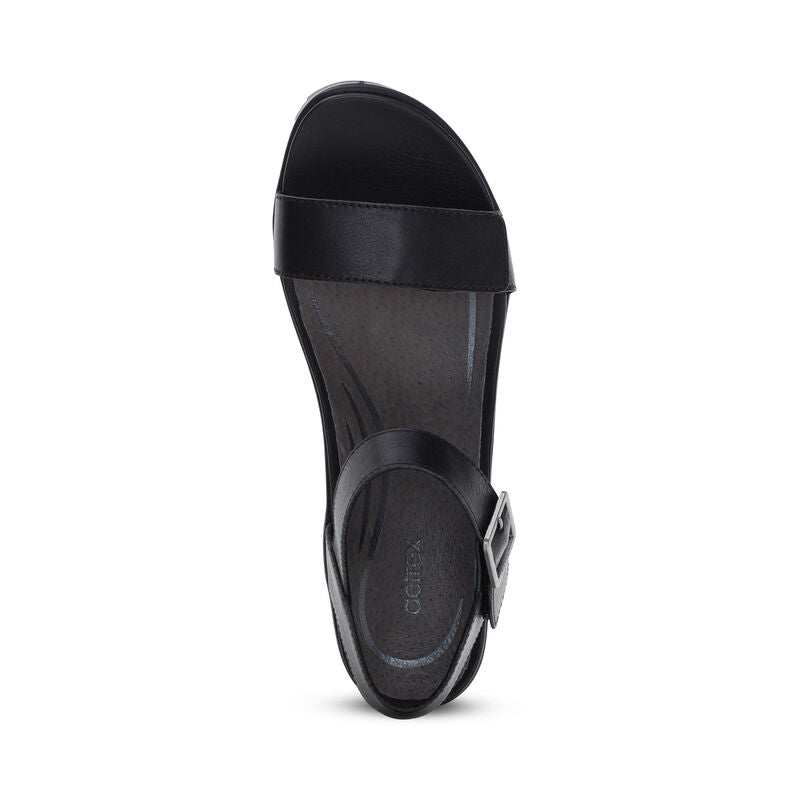 Aetrex Andrea Quarter Strap Wedge
