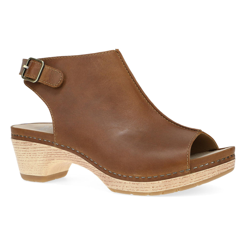 Dansko Lizzy Tan Oiled Pull up