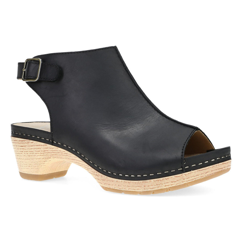 Dansko Lizzy Black Oiled Pull up
