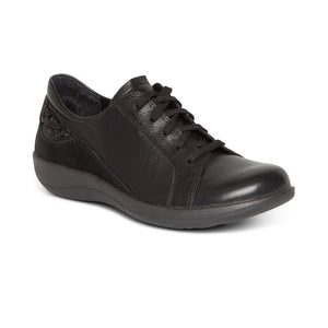 Aetrex Dana Lace up Oxford Black