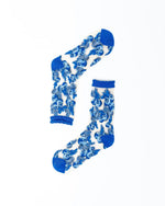 Sock Candy Blueberry Ruffle Sheer Crew Sock
SS24-2 Blue