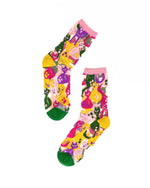 Sock Candy Dopamine Cats Sheer Crew Sock SS23-4 Multi