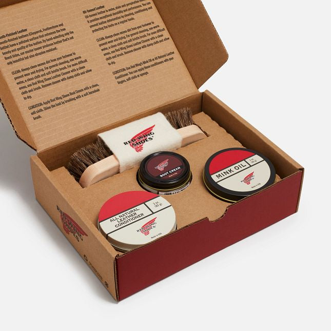 Red Wing Style 97099
BASIC CARE PRODUCT KIT
CARE KIT - CLEAN, CONDITION, PROTECT