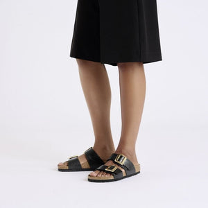 Birkenstock Sydney Cushion Buckle Graceful Licorice Style 1029457