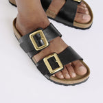 Birkenstock Sydney Cushion Buckle Graceful Licorice Style 1029457